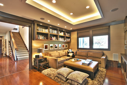 contemporary-family-room-%20ceiling%20cove%20crowning-led-light