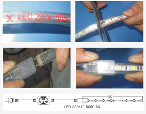 ไฟสายยางสีวอมไวท์  STRIP LIGHT SMD5050 - Image 7