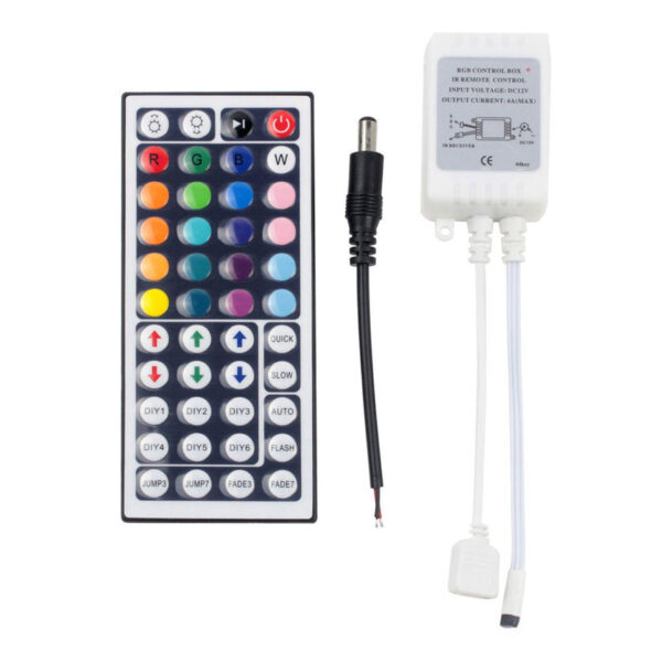 ชุดควบคุมรีโมทคอนโทรลไฟ LED RGB 44 key - Image 5