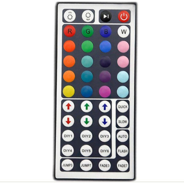 ชุดควบคุมรีโมทคอนโทรลไฟ LED RGB 44 key - Image 4