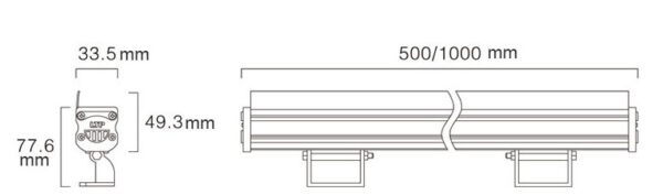 ไฟแอลอีดี ไฟส่องกำแพง ไฟส่องตึกไฟย้อมสีผนัง เปลี่ยนสีอัตโนมัติ(RGB) - Image 11