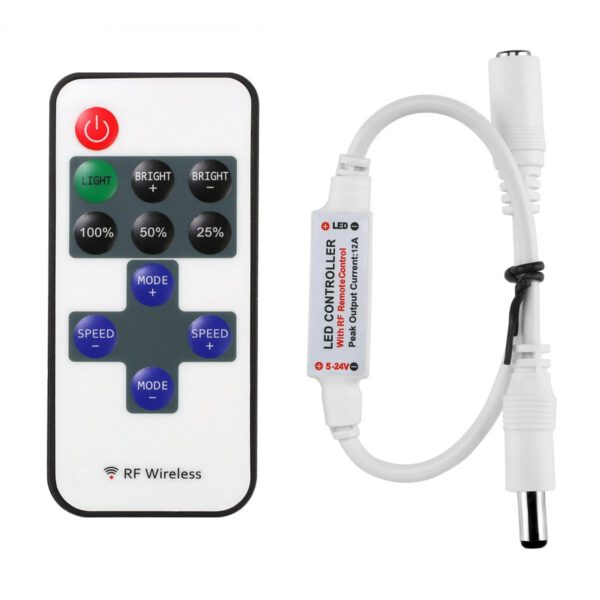รีโมทไฟเส้นแอลอีดีไร้สาย  RF Wireless Remote Switch Controller