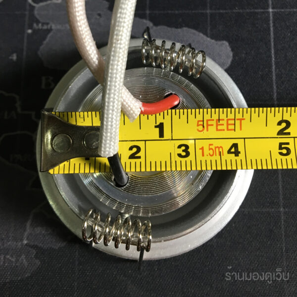 โคมไฟฝังฝ้าสีวอมไวท์ ไฟดาวไลท์ LED Downlight 1W - Image 12