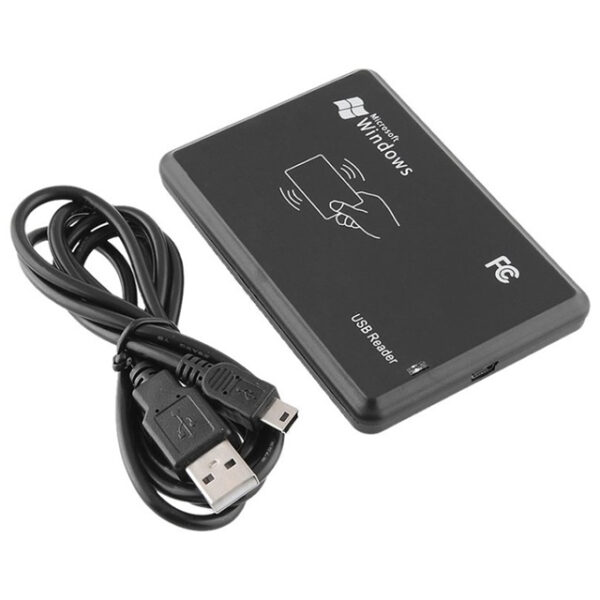 เครื่องอ่านบัตร RFID Proximity card reader 125KHz อ่านเลขบนบัตรProximityได้ 10 หลักหน้า