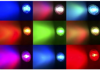 ไฟสปอตไลท์ Spotlight RGB พร้อมรีโมทเปลี่ยนได้ 16 สี