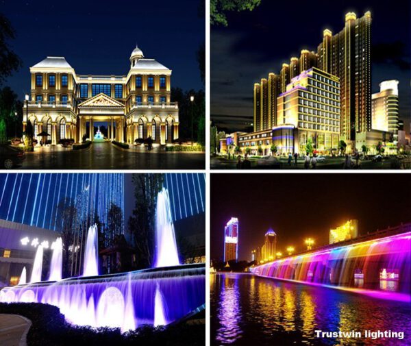 ไฟส่องกำแพง ส่องตึก ย้อมสีอาคารสีขาว LED Wall Washer 24W - Image 2