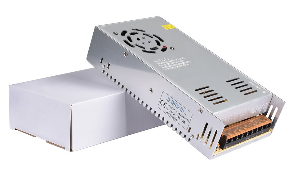 สวิทชิ่ง เพาวเวอร์ ซัพพลาย Switching Power Supply 12V 30A 360W สวิทชิ่ง เพาวเวอร์ ซัพพลาย Switching Power Supply 12V 30A 360W