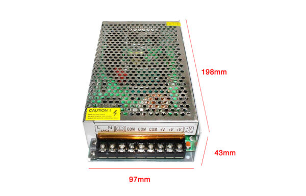 สวิทชิ่ง เพาวเวอร์ ซัพพลาย Switching Power Supply 12V 10A 120W - Image 6