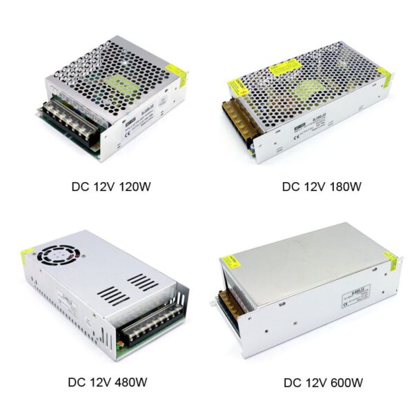 สวิทชิ่ง เพาวเวอร์ ซัพพลาย Switching Power Supply 12V 10A 120W - Image 9