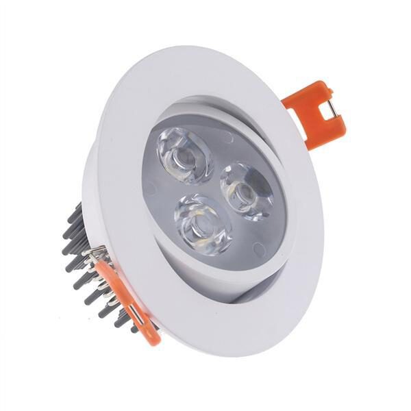 ดาวน์ไลท์ฝังฝ้า โคมไฟติดเพดาน แสงสีขาว LED Downlight 3W - Image 4