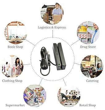 เครื่องรูดบัตรแม่เหล็ก Magnetic Reader Card