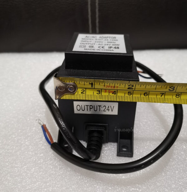หม้อสำหรับไฟแอลอีดีใต้น้ำ Power Supply AC24V Waterproof IP68 (30W) - Image 4