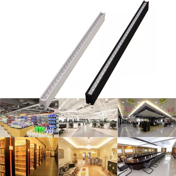โคมไฟเพดาน แบบยาว LED Linear light 30W - Image 9