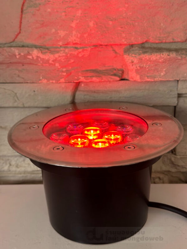 ไฟใต้น้ำ ไฟฝังพื้น LED Inground light 12W RGB ip68 - Image 7