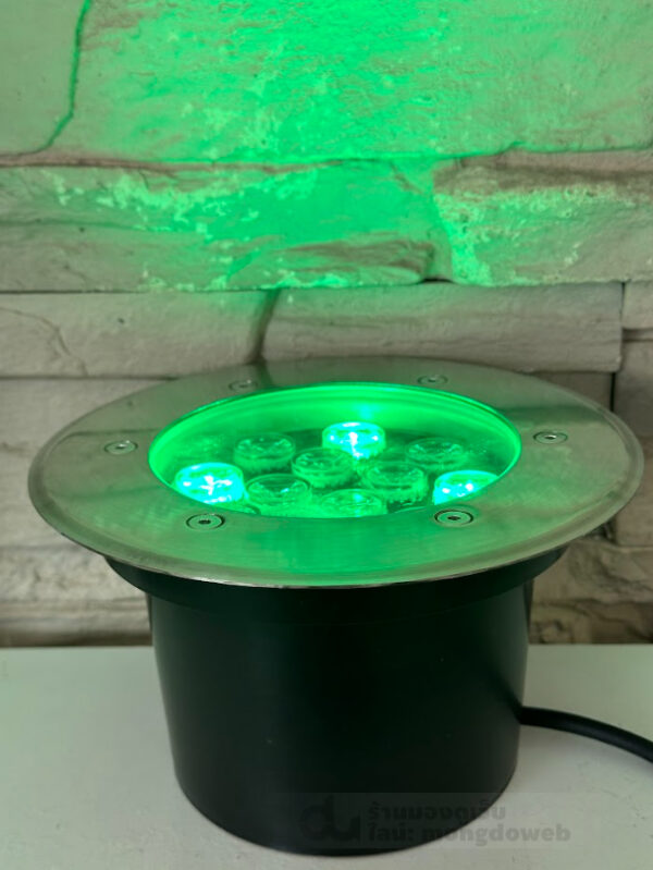 ไฟใต้น้ำ ไฟฝังพื้น LED Inground light 12W RGB ip68 - Image 3