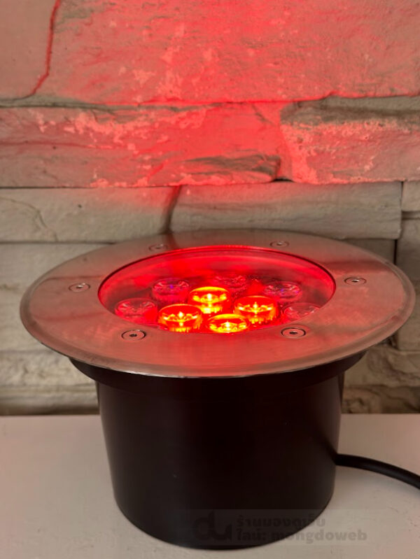 ไฟใต้น้ำ ไฟฝังพื้น LED Inground light 12W RGB ip68 - Image 2