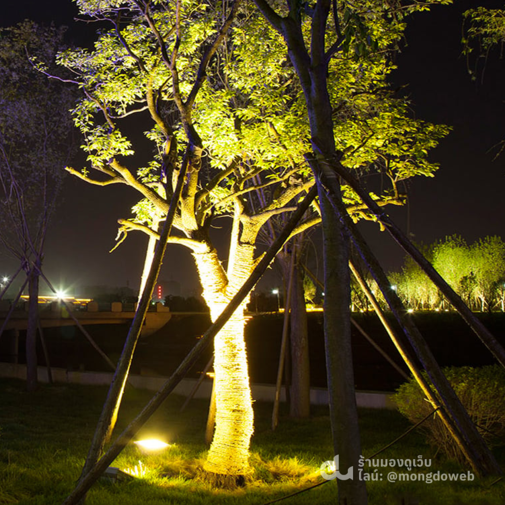 ไฟส่องต้นไม้ ไฟประดับสวนหย่อม LED Gardenlight 9W (Warm white) - Image 8