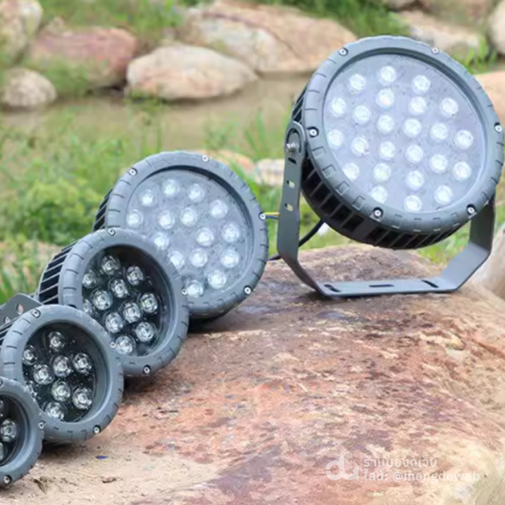 ไฟส่องต้นไม้ ไฟประดับสวนหย่อม LED Gardenlight 9W (Warm white) - Image 10